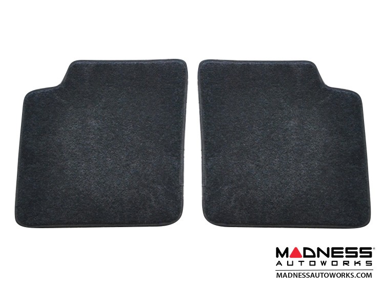 FIAT 500 Floor Mats Premium Carpet MADNESS Front + Rear Set w